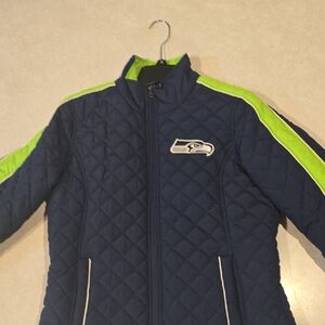 NFL Apparel Seattle Seahawks Puffer Jacket | Women's S